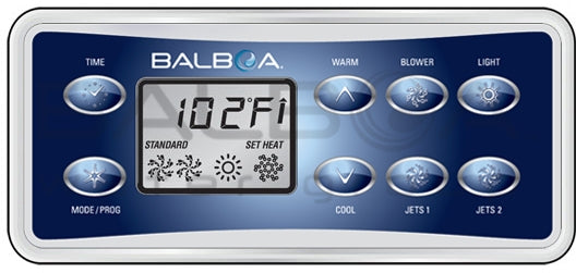 XP00417-Balboa Control Panel VL801D/3pumps
