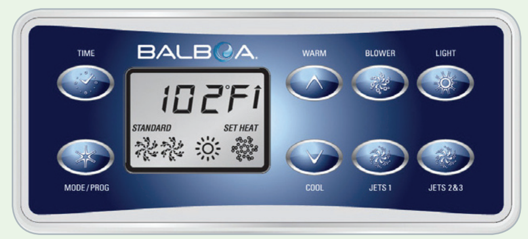 XP00429-Balboa Control Panel VL801D/4pumps