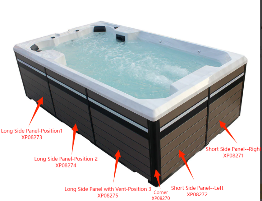 XP08275-Amazon Swim Long Side Panel -Position 3 with Vents