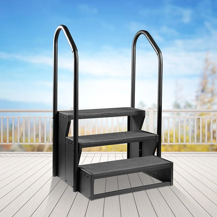 3 Tier Eterna Steps -  Black